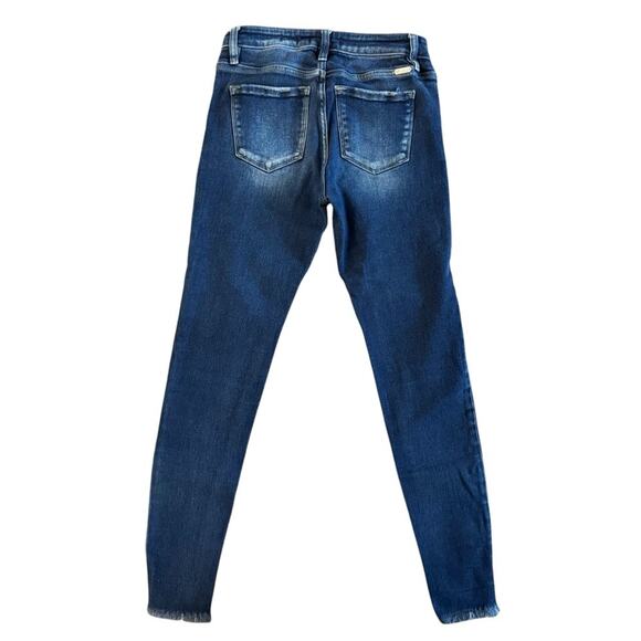 KanCan Mid Rise Ankle skinny Jeans Women's size 26 Button down Bodycon Grunge - Picture 11 of 13